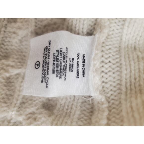 Theory Women's 100% Cashmere Sweater Sz S pattern soft preloved - Picture 5 of 7